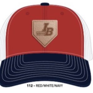 Red front / White Back - Navy Bill - Hat